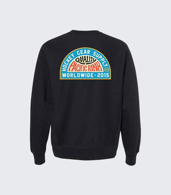 Qualitee Crewneck Sweatshirt | Black