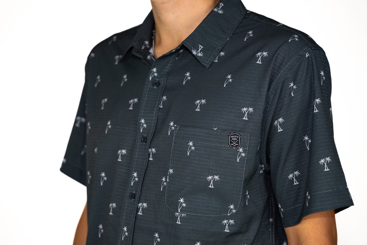 Shadow Palms Button Up