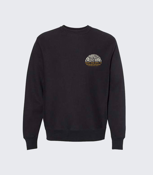 Qualitee Crewneck Sweatshirt | Black