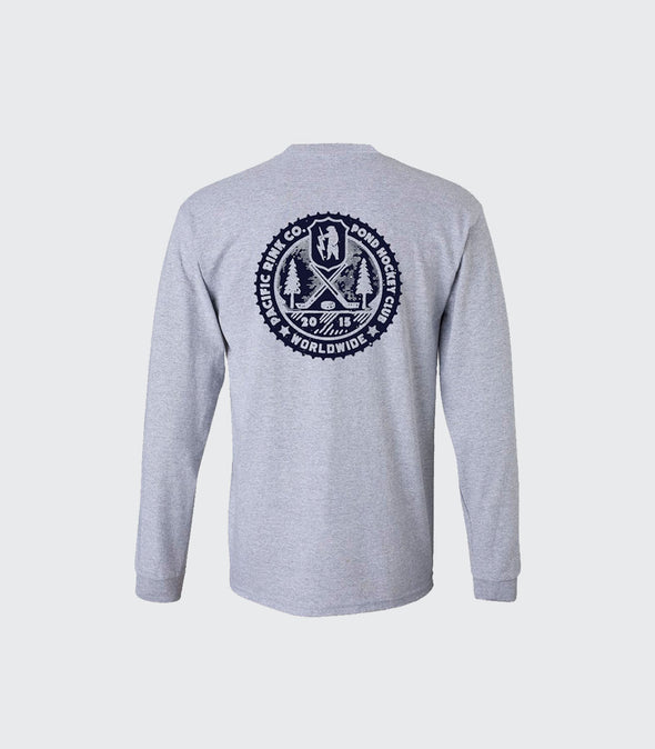Worldwide Pond Hockey Club Tee L/S | Grey Heather