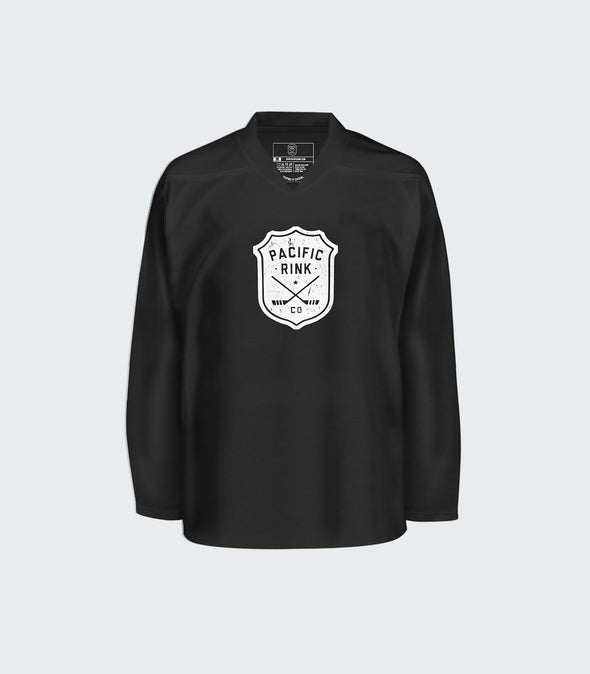 Pacific Rink Practice Jersey Adult | Black