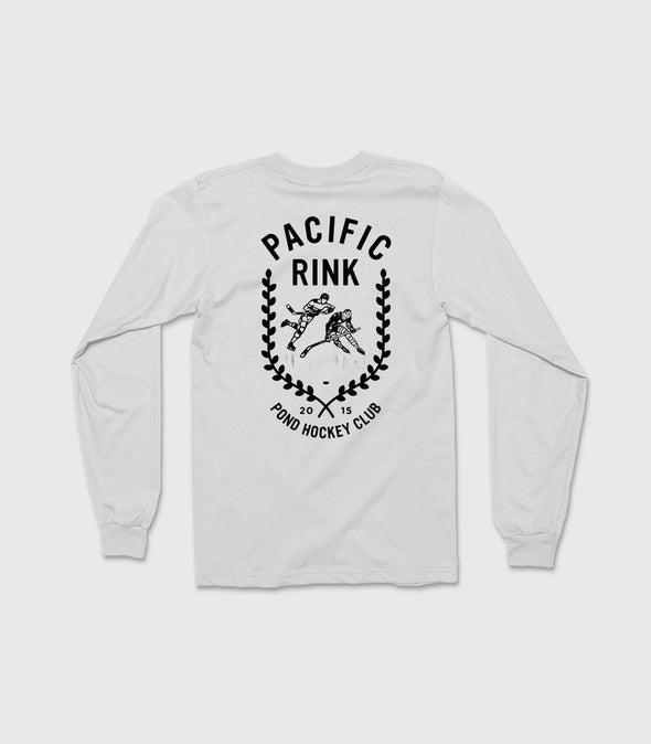 Pond Club Tee L/S | White