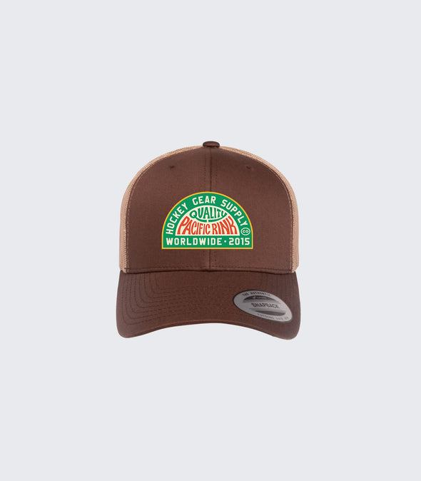 Qualitee Curved Trucker | Brown/Khaki