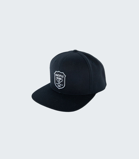 Sheriff's Logo Snapback | Black on Black