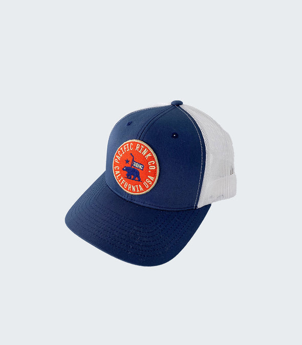 State Seal Retro Trucker | Navy/White